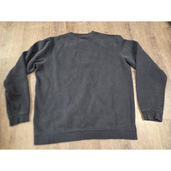 Nike Men's Core Club Crew Crewneck Sweatshirt Black Size Large - Picture 4 of 4